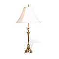 Brass Table Lamp w/Empire Shade
